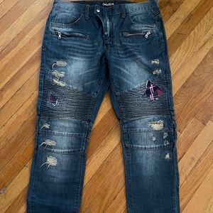 Embellish jeans Sz 36 like new condition
